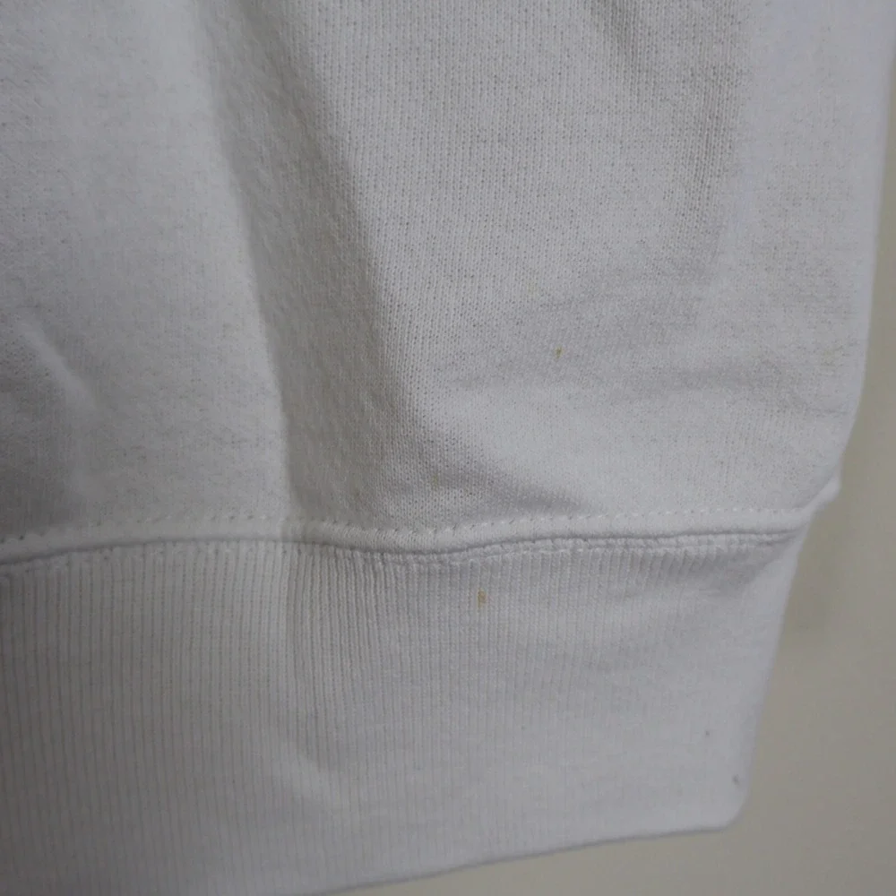 Vintage Caesars Toga Teddy Puff Print Sweatshirt Distressed‎ White XL 23.5x27